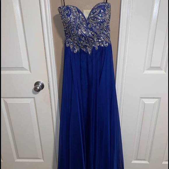 Royal Blue Formal Dress - Picture 1 of 4